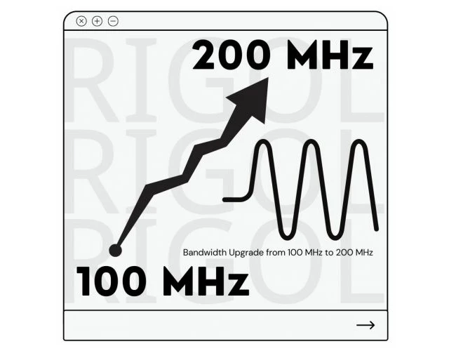 Расширение полосы пропускания с 100 до 200 МГц