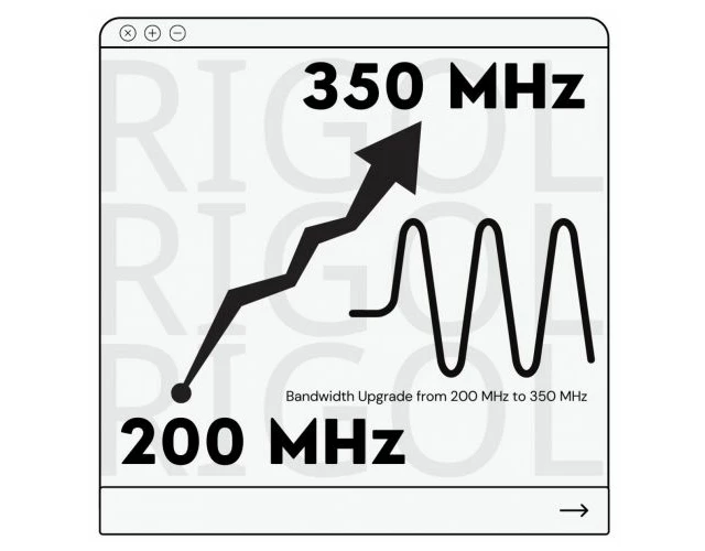 Расширение полосы пропускания с 200 до 350 МГц