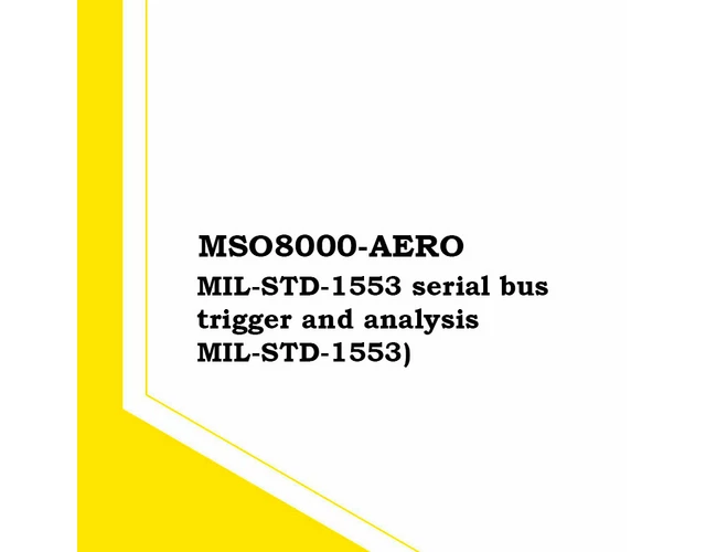 Опция анализа шин данных MIL-STD-1553